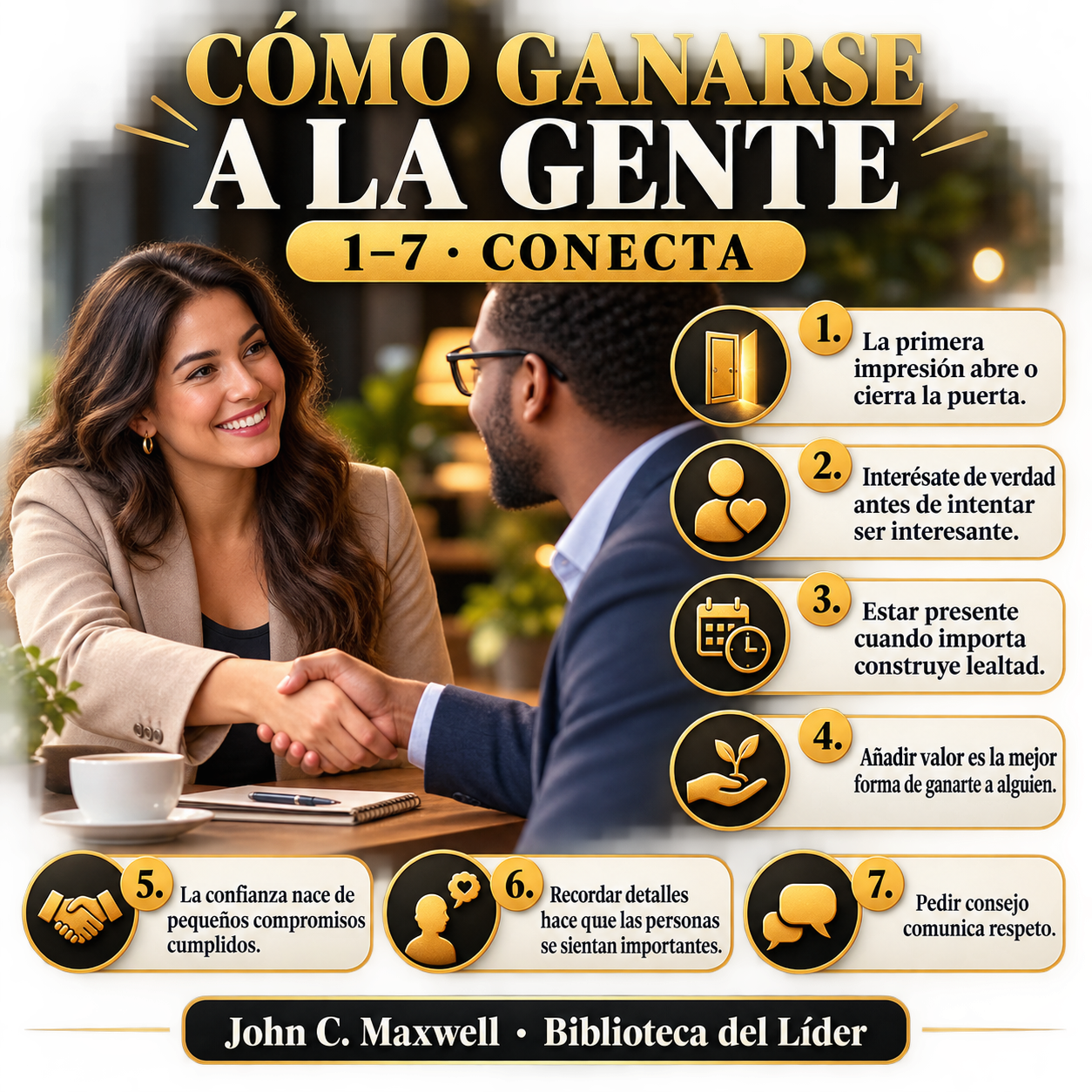 Material de Biblioteca del Líder sobre Cómo ganarse a la gente
