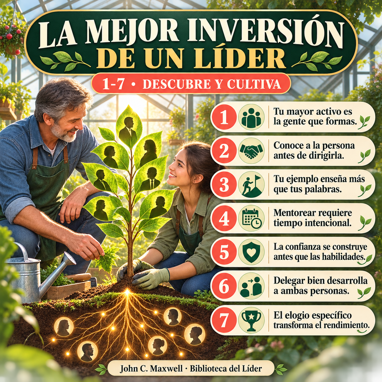Material de Biblioteca del Líder sobre La mejor inversión de un líder